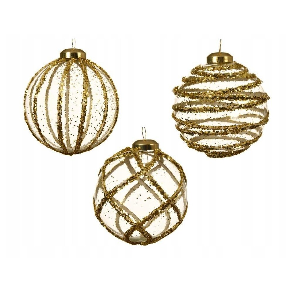 SFERA VETRO D8 TRASP CGLITT GOLD 3ASS